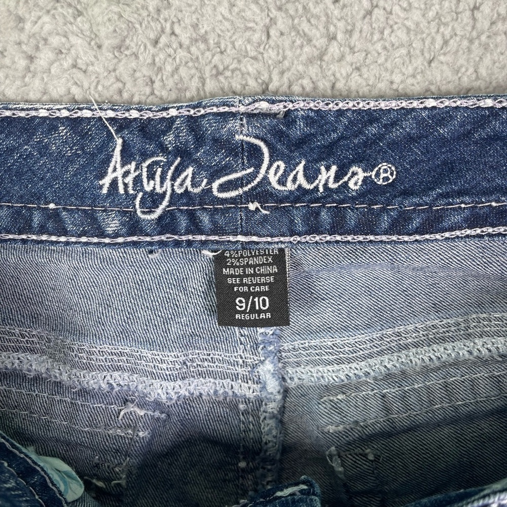 Vintage y2k embroidered boot cut Jeans - Picture 3 of 5